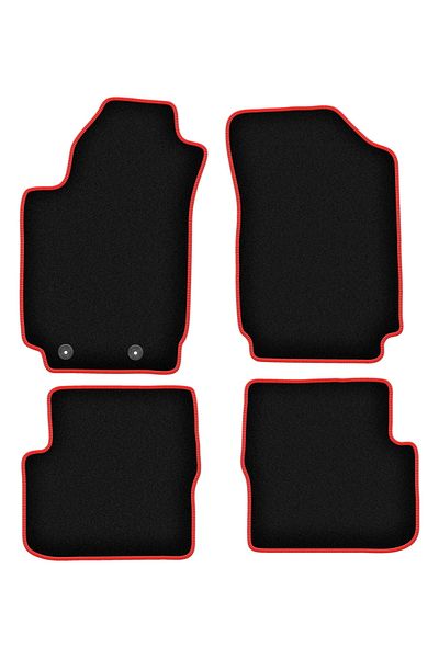 shumee CARLUX-RED car mats for: Dodge Dart sedan (2012-2016)