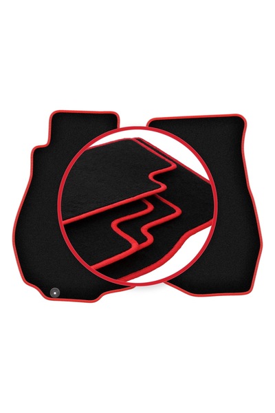 shumee Covorașe auto CARLUX-RED pentru: Nissan 350Z coupe (2003-2009)