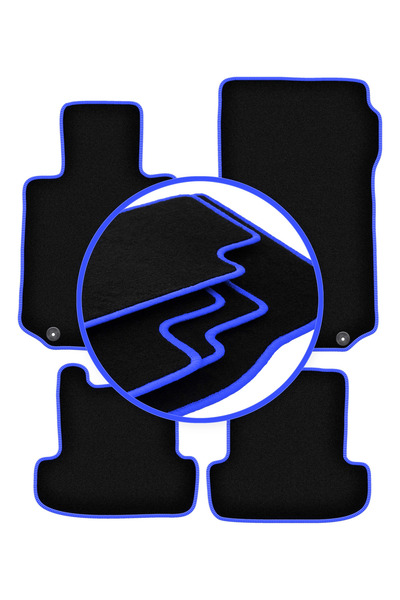 shumee Covorașe auto CARLUX-BLUE pentru: Mercedes W207 Coupe Clasa E (2009-)