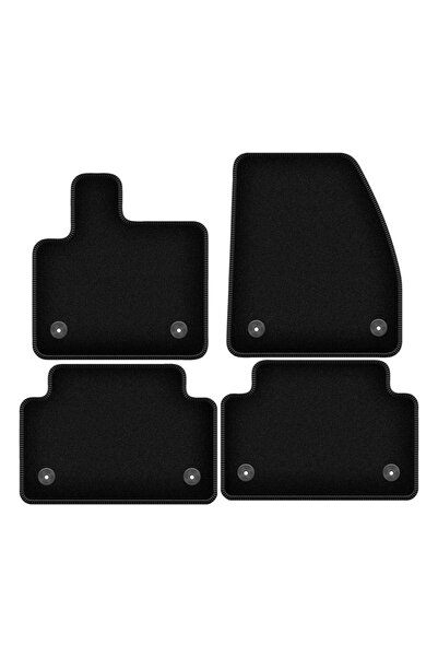 shumee Covorașe BASIC negre din velur pentru: Range Rover Evoque II SUV (2019-)