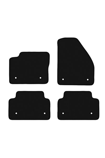 shumee Covorașe BASIC negre din velur pentru: Jaguar E-Peace SUV (2017-)