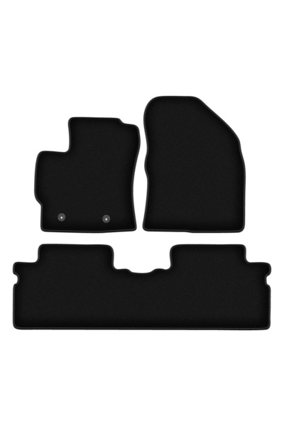 shumee Covorașe BASIC negre din velur pentru: Toyota Verso FL monovolum (2013...