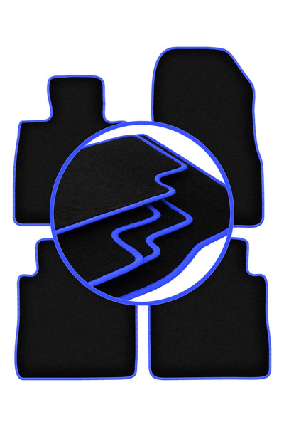 shumee Covorașe auto CARLUX-BLUE pentru: Nissan Note II hatchback (2012-)