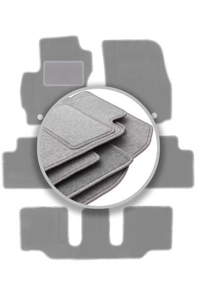 shumee Covorașe auto gri pentru: Mazda Premacy II 7 locuri (2005-2010)