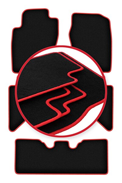 shumee Covorașe auto CARLUX-RED pentru: Nissan Pathfinder R51 SUV (2004-2014)