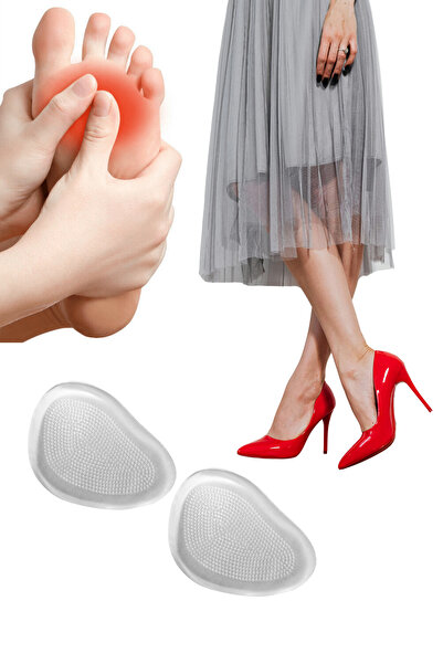 Shopura Topuklu Ayakkabı Kaydırmaz Tabanlık Silikon Kaymaz Taban Bandı Topukl...