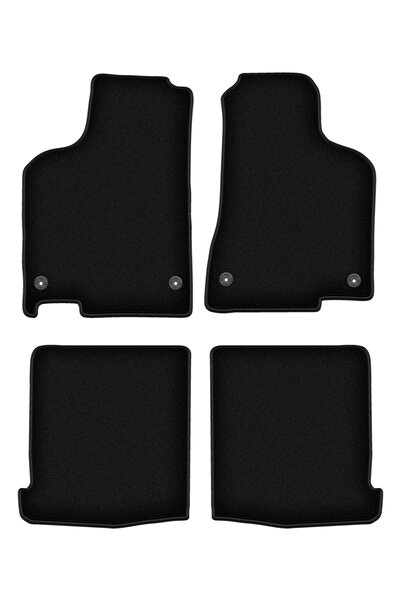 shumee Covorașe BASIC negre din velur pentru: Volkswagen Lupo 3L hatchback (1...