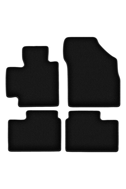 shumee Covorașe BASIC negre din velur pentru: Suzuki Ignis III hatchback (2015-)