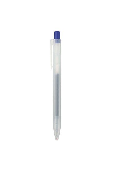 Muji قلم حبر جاف من نوع جل نوك، 0.5 مم، أزرق