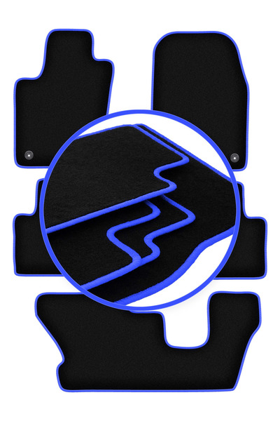 shumee Covorașe auto CARLUX-BLUE pentru: Dodge Durango III 7 locuri (2010-2020)