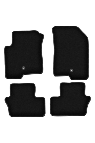 shumee Covorașe BASIC negre din velur pentru: Dodge Caliber hatchback (2006-2...