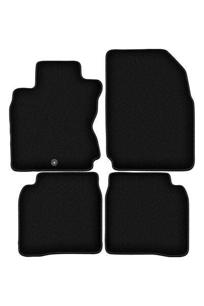 shumee Covorașe BASIC negre din velur pentru: Nissan Note I E11 monovolum (20...