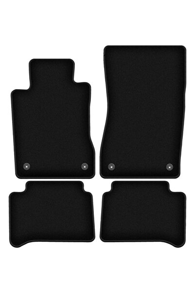 shumee Covorașe BASIC negre din velur pentru: Mercedes E W211 sedan, break (2...