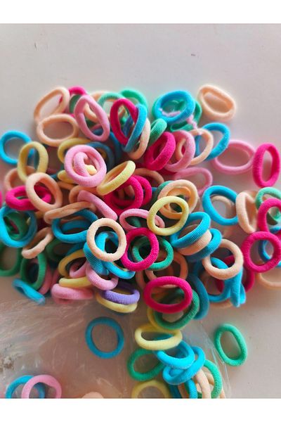 LORESİMA AKSESUAR 30 Colorful Small Hair Elastics