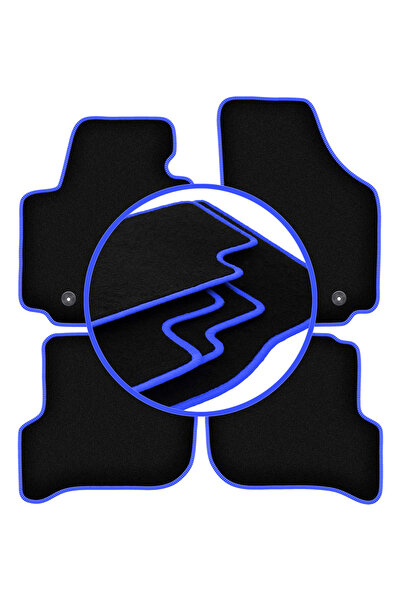 shumee Covorașe auto CARLUX-BLUE pentru: Seat Altea XL monovolum (2006-08.2008)