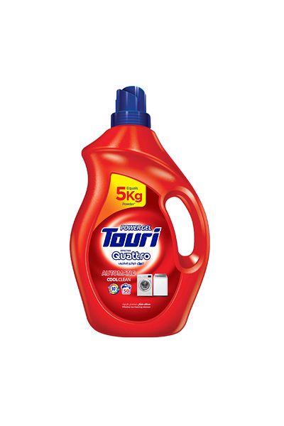 Touri Tory Quattro Liquid Laundry Soap - 3 Liters (For All Washing Machines)