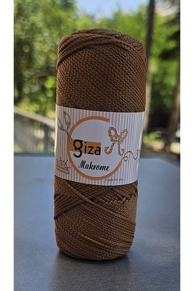 GİZA Runner & American Service Service No:3 Nm:1,5 Polyester Macrame Brown