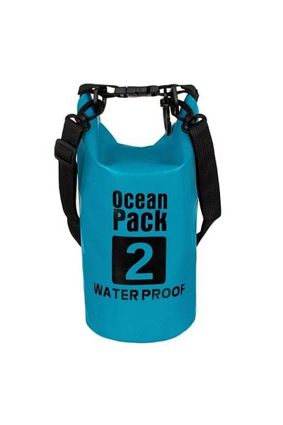 OEM Foldable Waterproof Bag Turquoise Ocean Pack 28x18.5cm - 2L