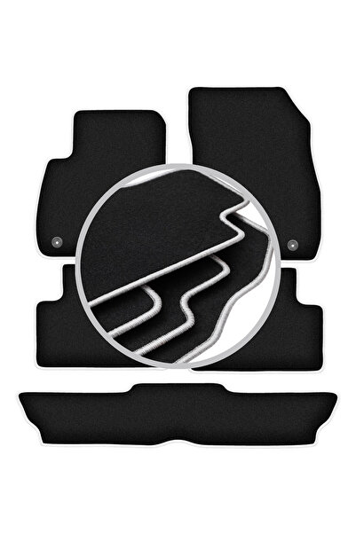 shumee Covorașe auto CARLUX-SILVER pentru: Opel Zafira C 7 locuri (2012-2019)