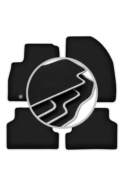 shumee Covorașe auto CARLUX-SILVER pentru: Ford Focus MK2 break, sedan, hatchback (2004-2011)