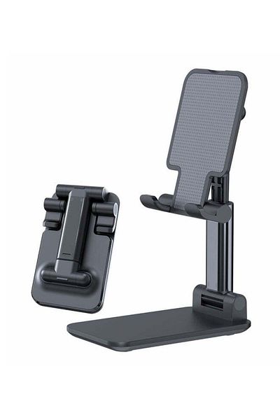 O Ozone Foldable Desktop Phone Holder Tablet Stand Black