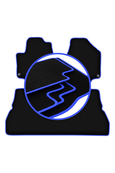 shumee Covorașe auto CARLUX-BLUE pentru: Chrysler Pacifica II cu 5 locuri (20...