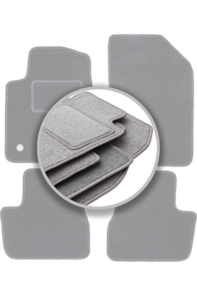 shumee Covorașe auto gri cenușiu pentru: Peugeot 2008 I crossover (2013-2019)