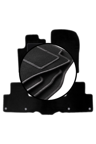 shumee Set complet de covorașe velur pentru: Mercedes ML III W166 / GLE W166 ...