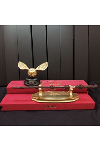 Lemonade Concept Harry Potter Golden Snitch Ve Stantlı Dumbledore Mürver Asa Seti