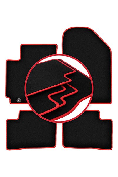 shumee Covorașe auto CARLUX-RED pentru: Kia Picanto II JE hatchback (2011-2017)