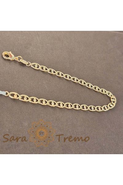 saratremo Brățară placată cu aur Infinite Eyes - 20 cm