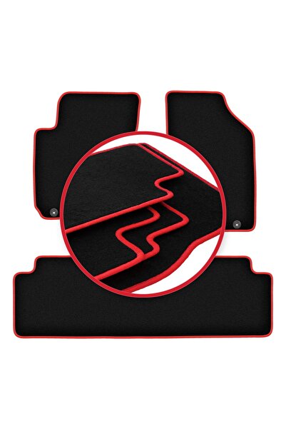 shumee Covorașe auto CARLUX-RED pentru: Hyundai Tucson I SUV (2004-2010)