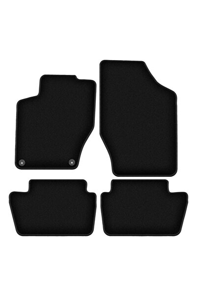shumee Covorașe BASIC negre din velur pentru: Citroen C4 II hatchback, break ...
