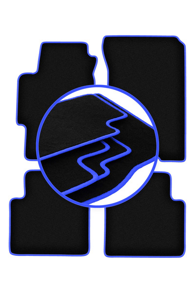 shumee Covorașe auto CARLUX-BLUE pentru: Honda Accord VI break, sedan, Type-R (1997-2002)