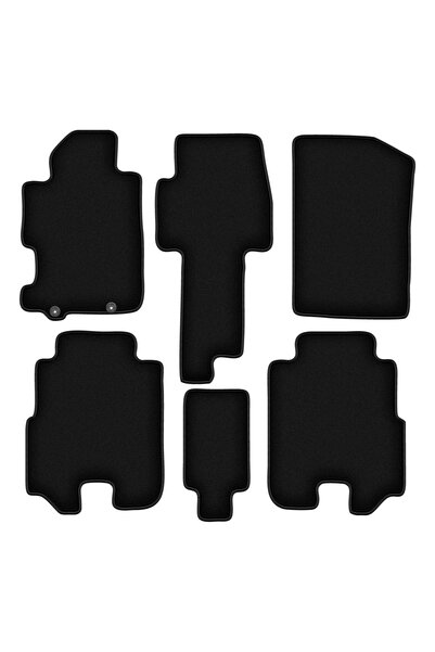 shumee Covorașe BASIC negre din velur pentru: Honda FR-V monovolum (2004-2009)