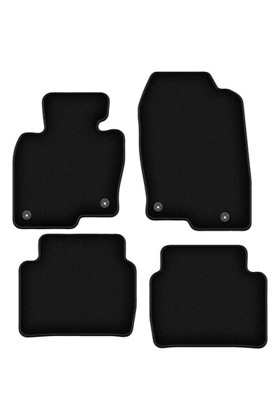 shumee Covorașe BASIC negre din velur pentru: Mazda CX-5 II SUV (2017-)