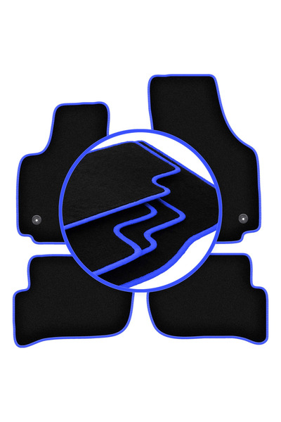 shumee Covorașe auto CARLUX-BLUE pentru: Seat Toledo III monovolum (2004-2012)