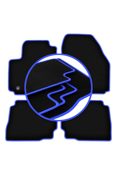 shumee Covorașe auto CARLUX-BLUE pentru: Ford Mondeo MK4 liftback, sedan, bre...