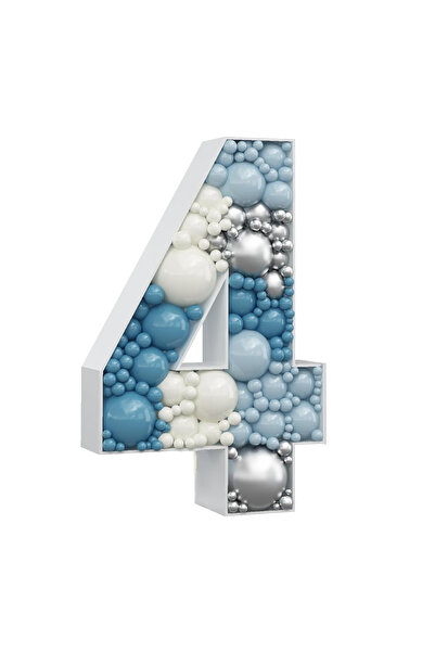 Choice زينة عيد ميلاد رقم 4، لوحة رقمية ثلاثية الأبعاد، زينة لحفلة عيد ميلاد ...