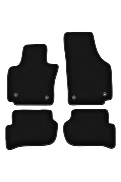 shumee Covorașe BASIC negre din velur pentru: Seat Toledo III monovolum (2004...