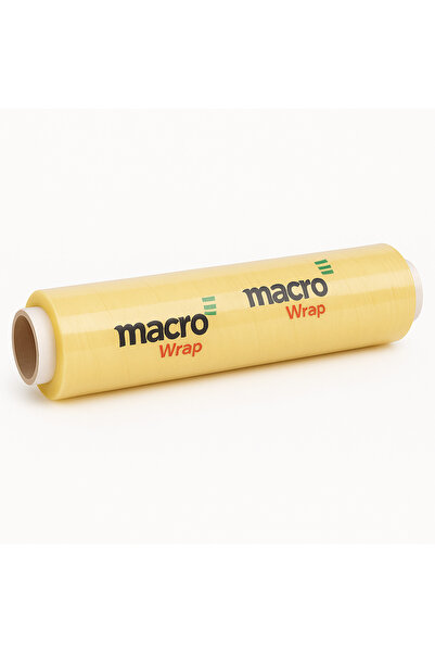 MACRO لفافة فيلم مطاطي صناعي - 30 سم × 180 م - فيلم مطاطي عالي القوة للطعام