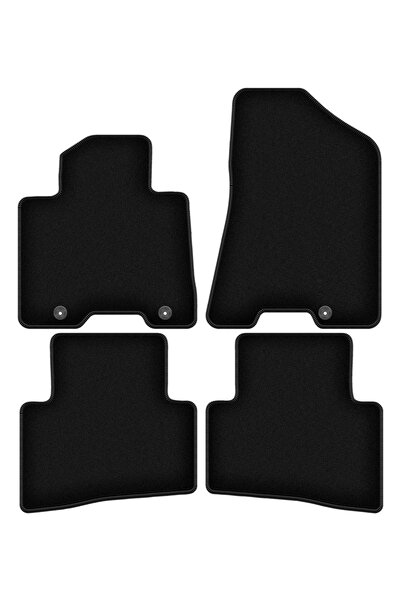 shumee Covorașe BASIC negre din velur pentru: Kia Sportage IV SUV (2015-)