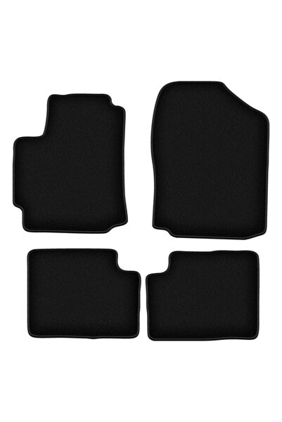 shumee Covorașe BASIC negre din velur pentru: Daihatsu Sirion III M300 hatchb...