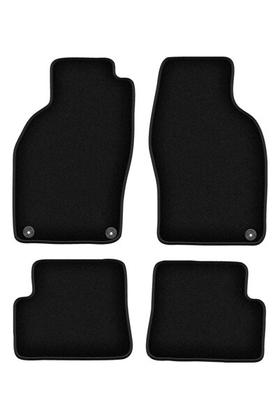 shumee Covorașe BASIC negre din velur pentru: Saab 9-3 I cabrio (1998-2003)