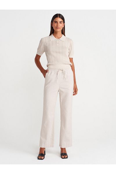 Dilvin 72144 Pajama Pants-Stone