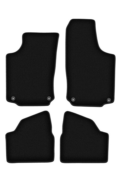 shumee Covorașe BASIC negre din velur pentru: Opel Corsa C hatchback (2000-2006)