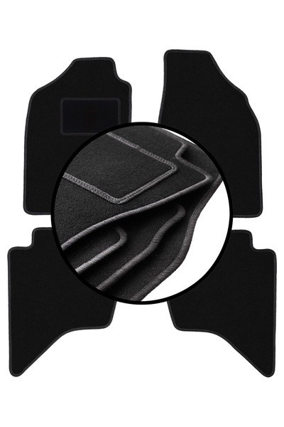 shumee Set complet de covorașe velur pentru: Ford Ranger MK2 pickup (2007-2012)