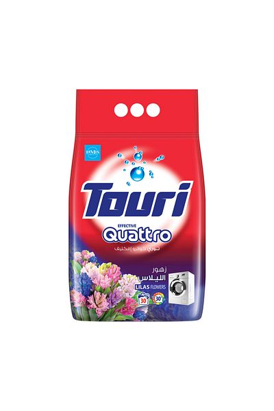 Touri Tory Laundry Powder Detergent (For Front Load Washing Machines) Lilacs - 2 kg
