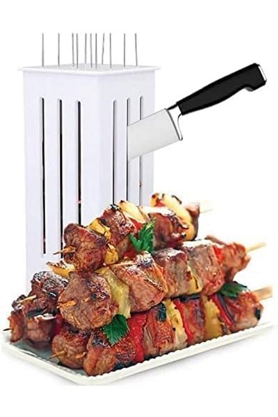 Generic BBQ Kabob Maker with 16 Holes and Skewers