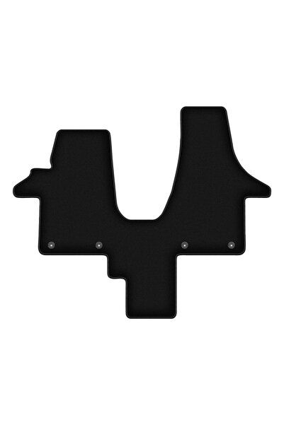 shumee Covorașe BASIC negre din velur pentru: VW Transporter T5 Caravelle 2 l...